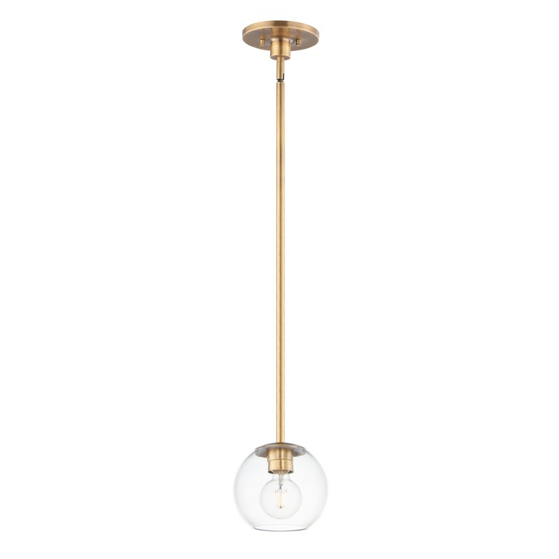 MAXIM LIGHTING 98410CLNAB BRANCH 7 INCH CEILING-MOUNTED INCANDESCENT PENDANT LIGHT