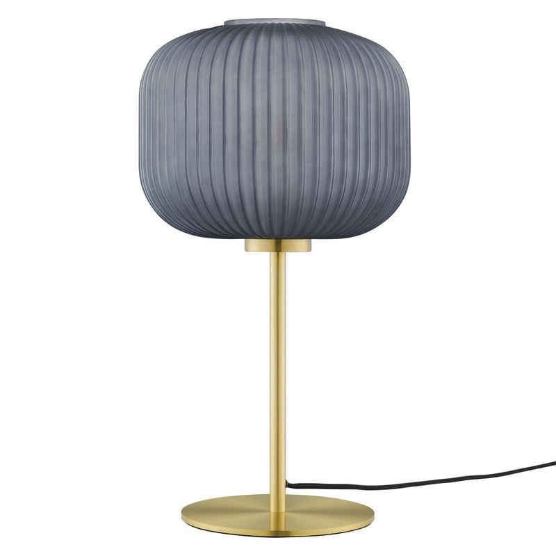 MODWAY EEI-5622 REPRISE 10 INCH GLASS SPHERE GLASS AND METAL TABLE LAMP