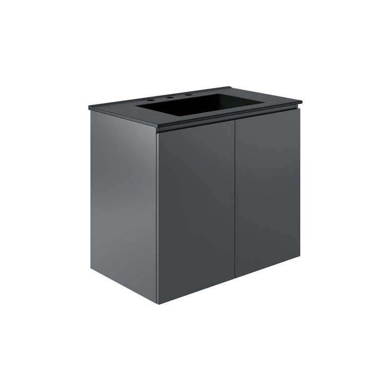 MODWAY EEI-5778 BRYN 30 INCH WALL-MOUNT BATHROOM VANITY