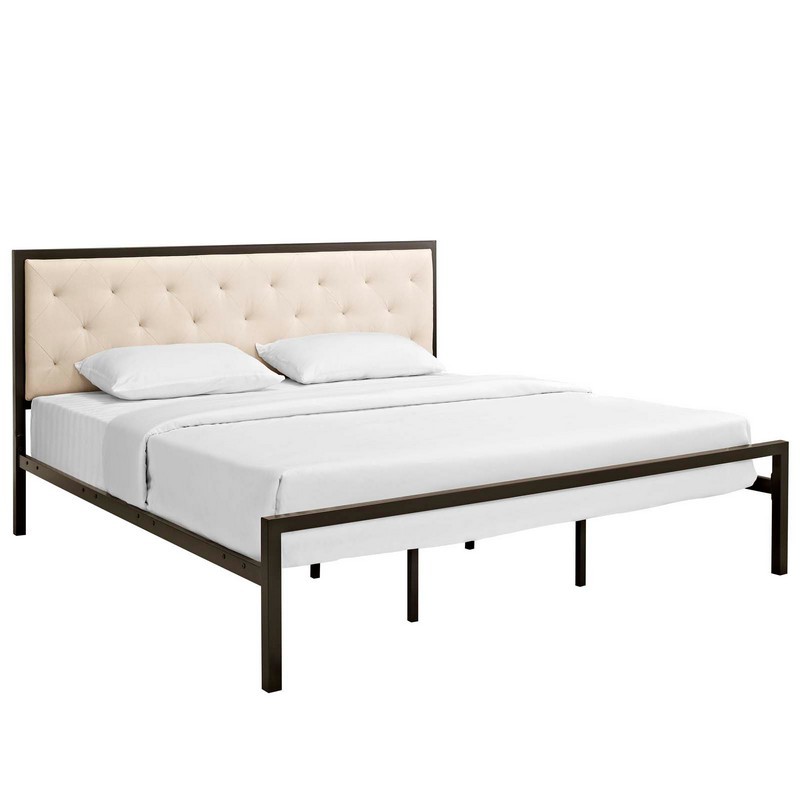 MODWAY MOD-5184 MIA 84 INCH KING FABRIC BED
