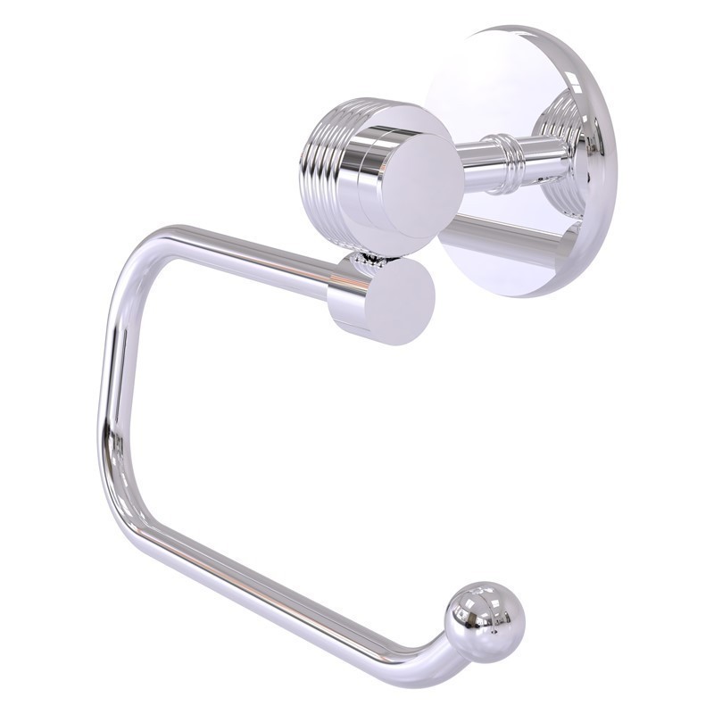 ALLIED BRASS 7224EG SATELLITE ORBIT TWO 7 INCH EURO STYLE TOILET TISSUE HOLDER WITH GROOVED ACCENTS