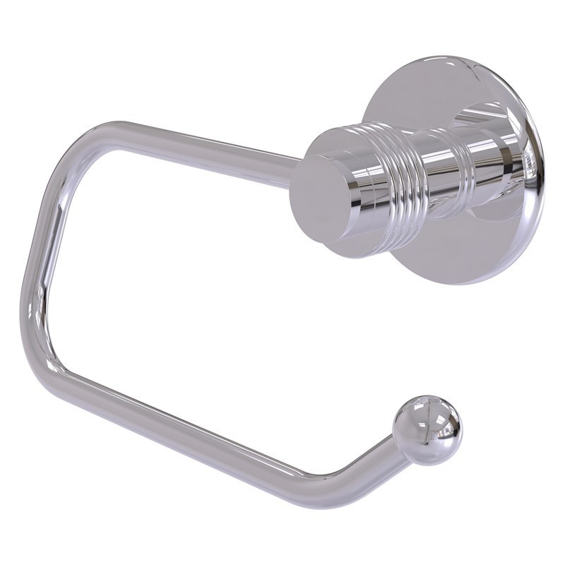 ALLIED BRASS 924EG MERCURY 7 INCH EURO STYLE TOILET TISSUE HOLDER WITH GROOVED ACCENTS