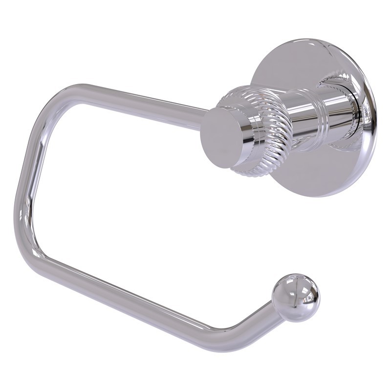 ALLIED BRASS 924ET MERCURY 7 INCH EURO STYLE TOILET TISSUE HOLDER WITH TWISTED ACCENTS