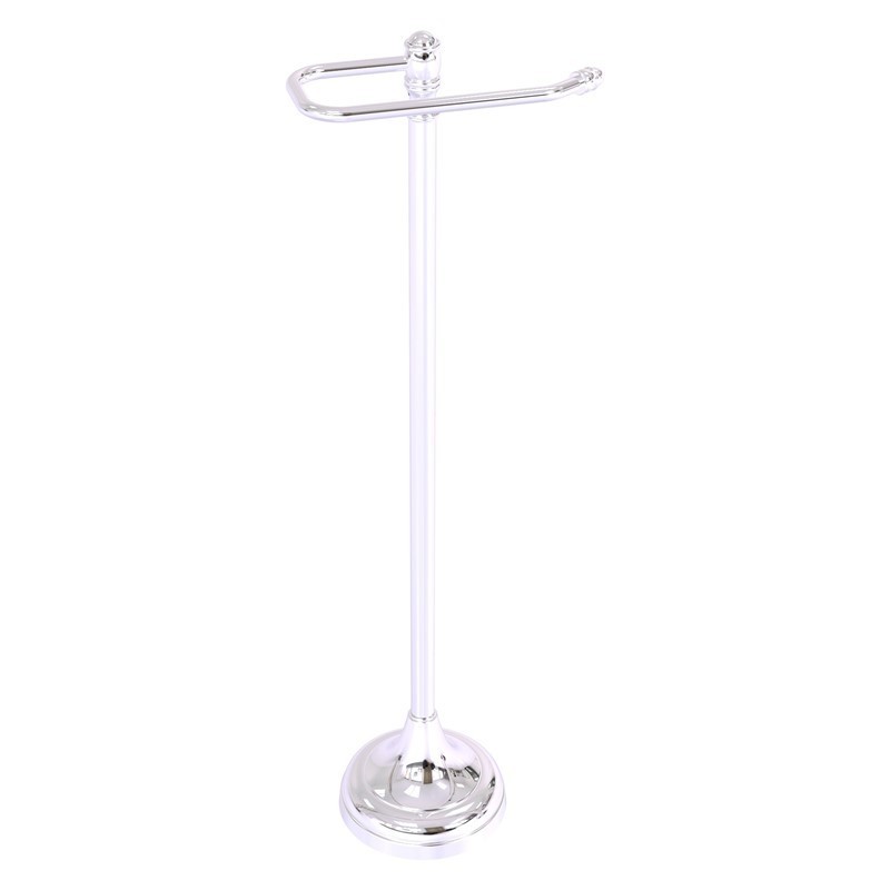 ALLIED BRASS CL-29 CAROLINA 8 INCH FREE STANDING EURO STYLE TOILET PAPER HOLDER