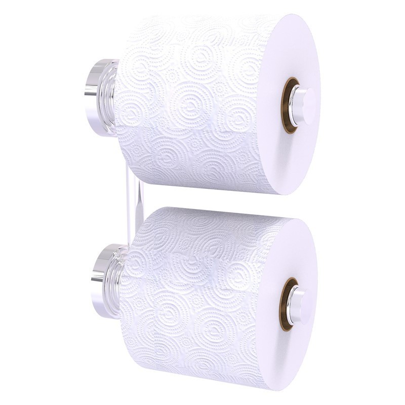 ALLIED BRASS WP-24-RR-2 WAVERLY PLACE 2 1/4 INCH 2 ROLL RESERVE ROLL TOILET PAPER HOLDER
