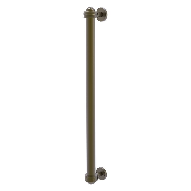 ALLIED BRASS 402AG-RP 19 5/8 INCH REFRIGERATOR PULL WITH GROOVED ACCENTS