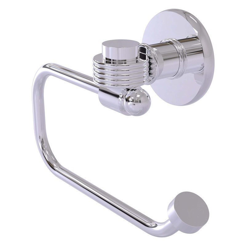 ALLIED BRASS 2024EG CONTINENTAL 6 3/4 INCH EURO STYLE TOILET TISSUE HOLDER WITH GROOVED ACCENTS