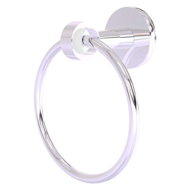 ALLIED BRASS CV-16 CLEARVIEW 6 INCH TOWEL RING
