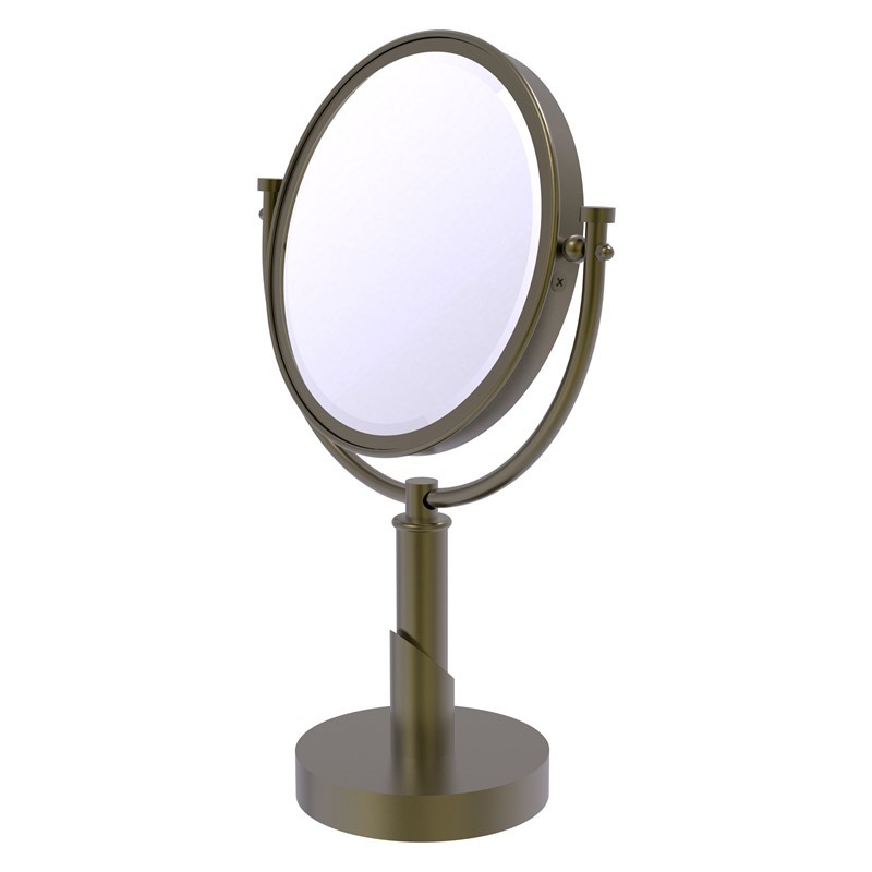 ALLIED BRASS TR-4/2X TRIBECCA 8 INCH VANITY TOP MAKE-UP MIRROR 2X MAGNIFICATION