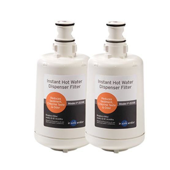 INSINKERATOR 44634 F-201R REPLACEMENT WATER FILTER, 2 PACK