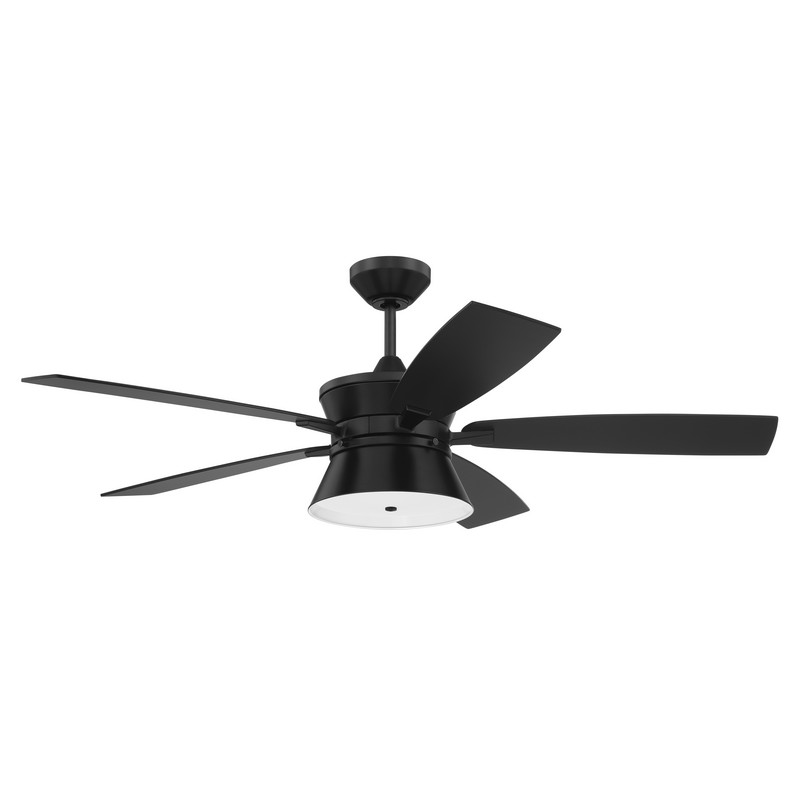 CRAFTMADE DMK525 DOMINICK 52 INCH 3 LIGHTS LED DUAL MOUNT CEILING FAN WITH BLADES INCLUDED