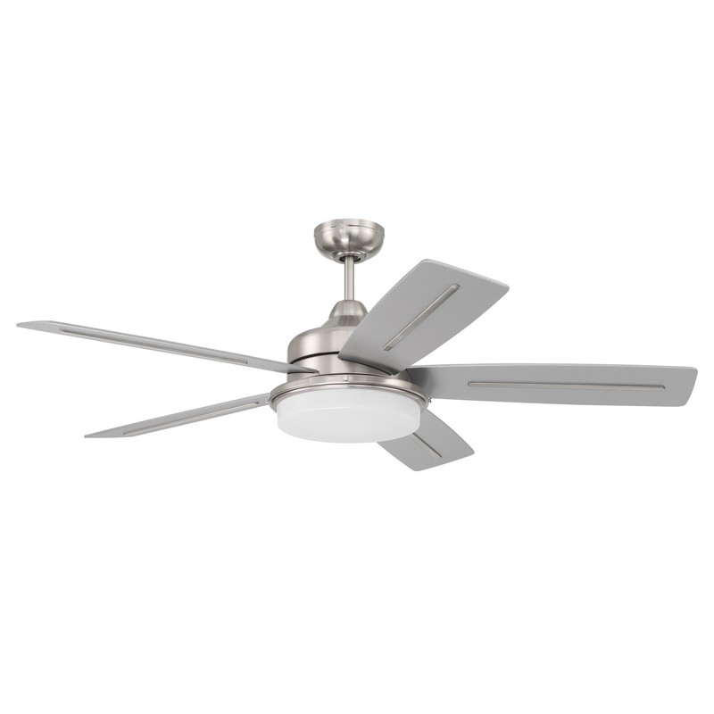 CRAFTMADE DRW545 DREW 54 INCH 1 LIGHT LED DUAL MOUNT CEILING FAN WITH BLADES INCLUDED