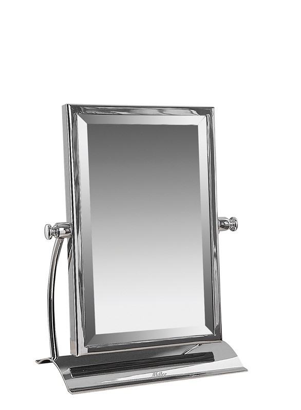 VALSAN M688CR CLASSIC 10 1/2 INCH TRADITIONAL  FREESTANDING TABLE MIRROR - CHROME