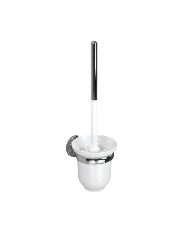 VALSAN M8021 OSLO 4 1/4 INCH TRANSITIONAL WALL MOUNTED TOILET BRUSH HOLDER
