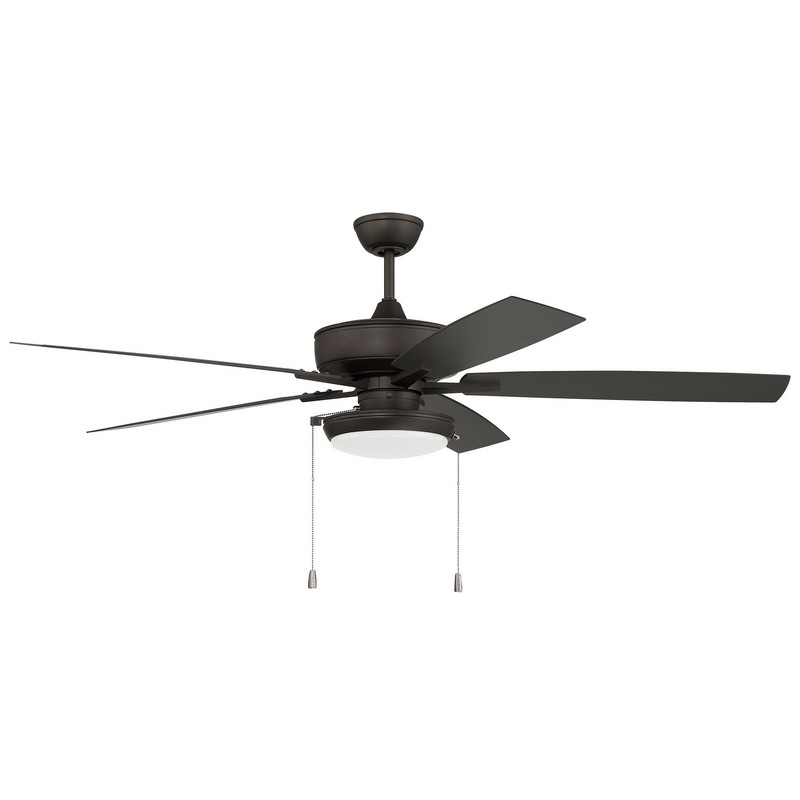 CRAFTMADE OS1195 SUPER PRO 60 INCH 1 LIGHT DUAL MOUNT CEILING FAN WITH BLADES