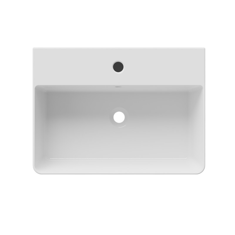 CHEVIOT 1296-WH-1/575 NUO 2 25 5/8 INCH SINGLE CONSOLE BATHROOM SINK