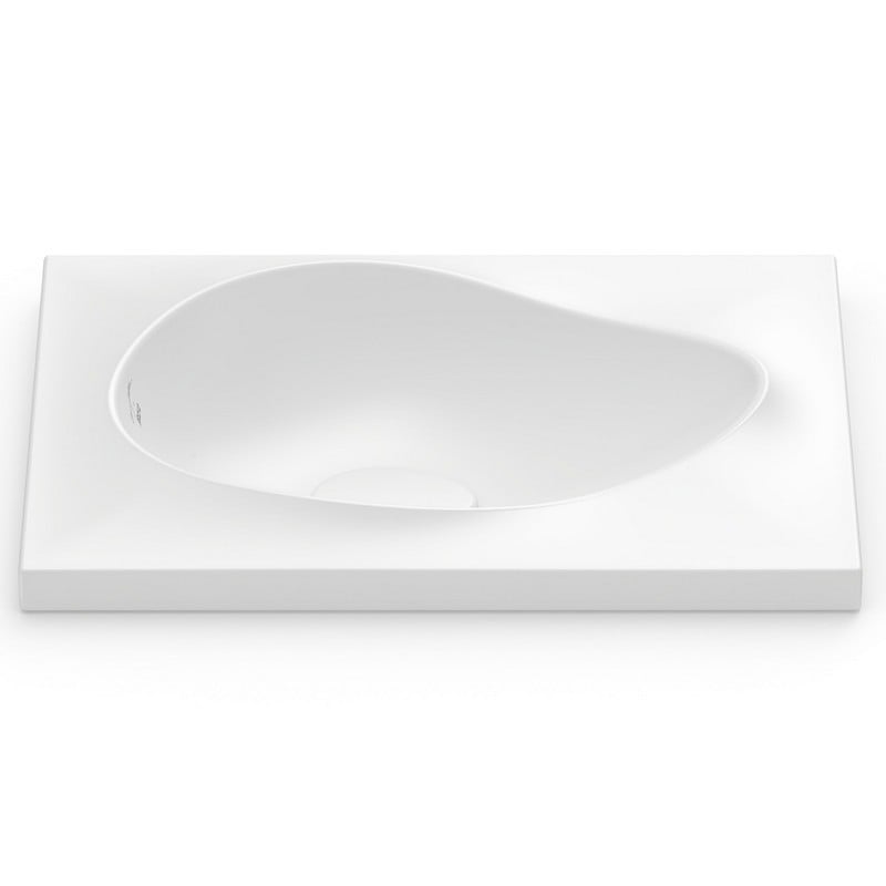 CHEVIOT 1314 RUY OHTAKE 24 3/8 INCH SEMI-RECESSED BATHROOM SINK