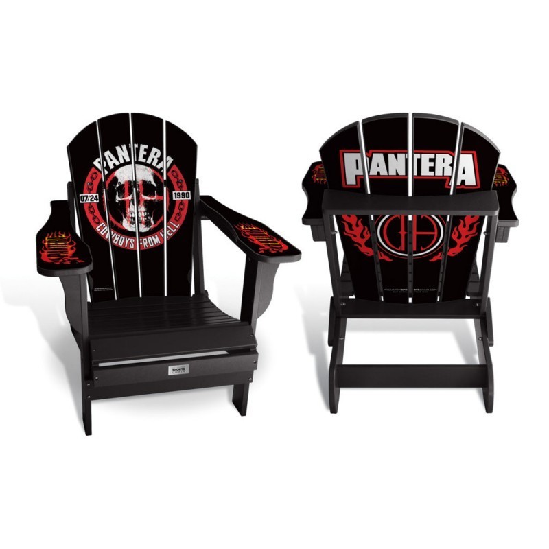 MY CUSTOM SPORTS CHAIR CHR-A-LFAD-ENTMNT-CFH ENTERTAINMENT 30 1/2 INCH ADULT COWBOYS FROM HELL OFFICIALLY LICENSED BY PANTERA CHAIR