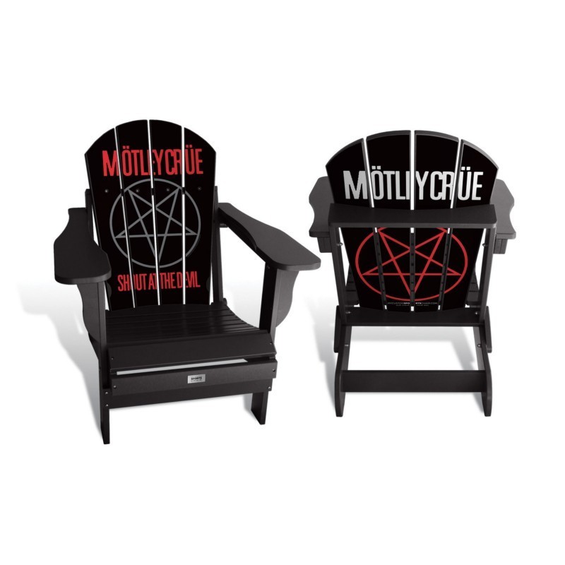 MY CUSTOM SPORTS CHAIR CHR-A-LFAD-ENTMNT-SATD ENTERTAINMENT 30 1/2 INCH ADULT SHOUT AT THE DEVIL OFFICIALLY LICENSED BY MOTLEY CRUE CHAIR
