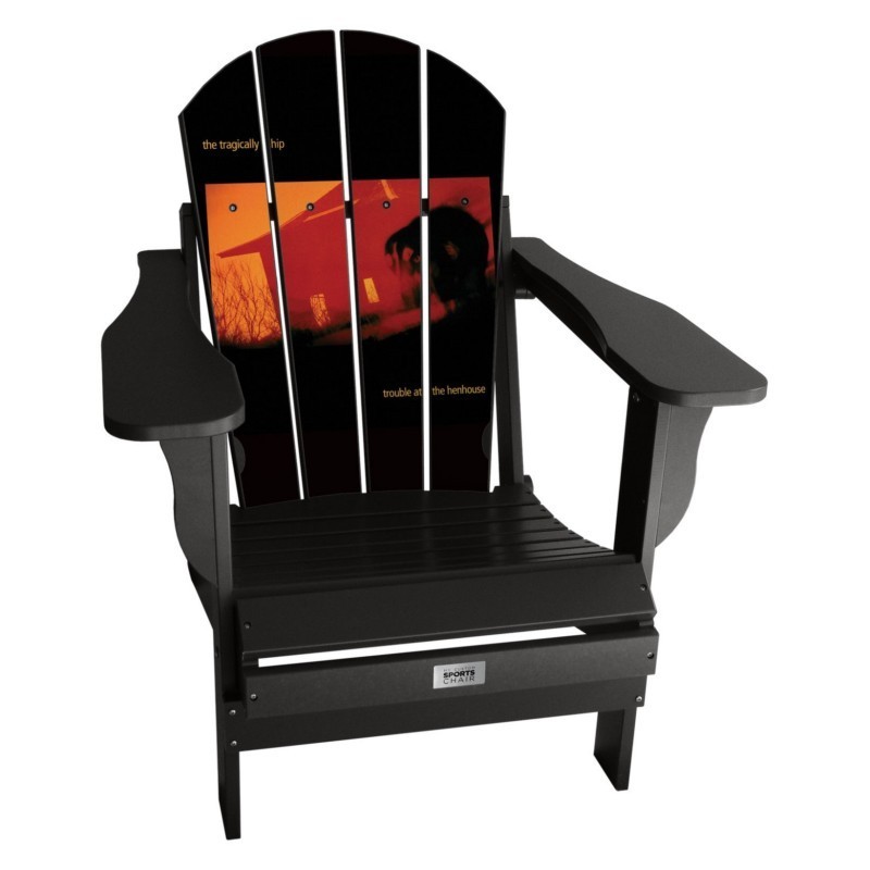 MY CUSTOM SPORTS CHAIR CHR-A-LFAD-ENTMNT-TATH ENTERTAINMENT 30 1/2 INCH ADULT TROUBLE AT THE HEN HOUSE OFFICIALLY LICENSED BY THE TRAGICALLY HIP CHAIR