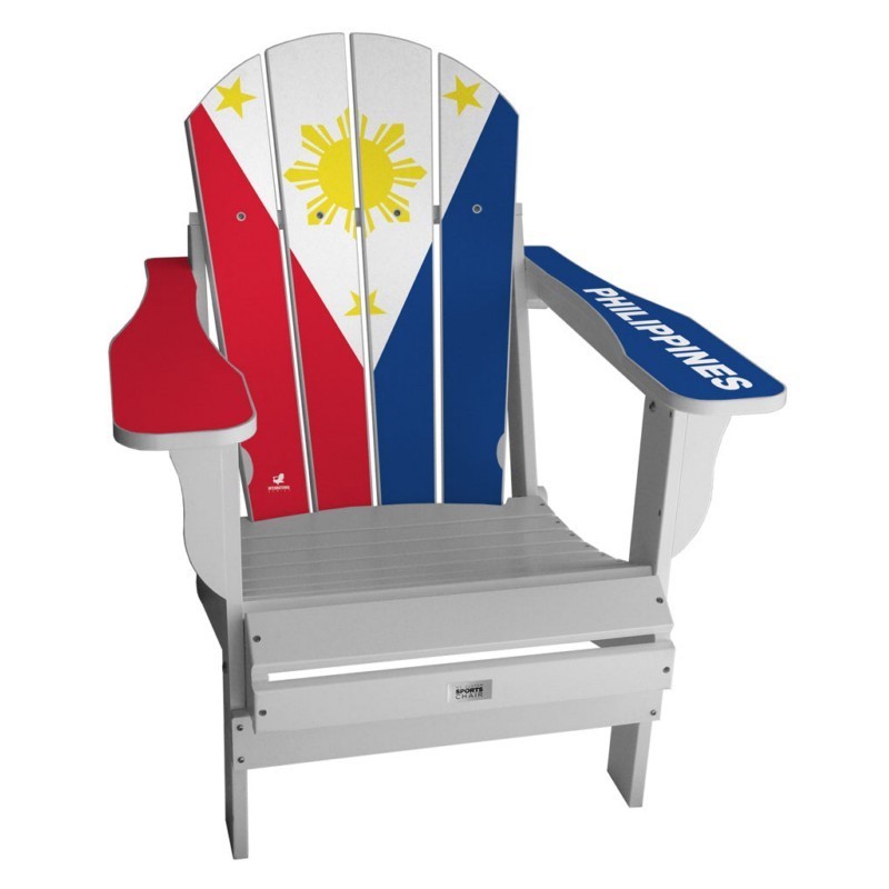 MY CUSTOM SPORTS CHAIR CHR-A-LFAD-INTL-CF-PHL INTERNATIONAL 30 1/2 INCH ADULT PHILIPPINES CLASSIC FLAG CHAIR