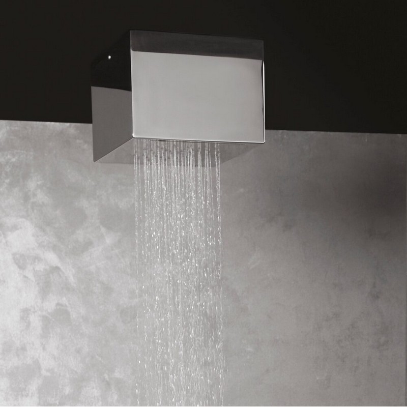 RAIN THERAPY PS ZI-5010 CUBE 10 INCH CEILING MOUNTED SHOWER HEAD