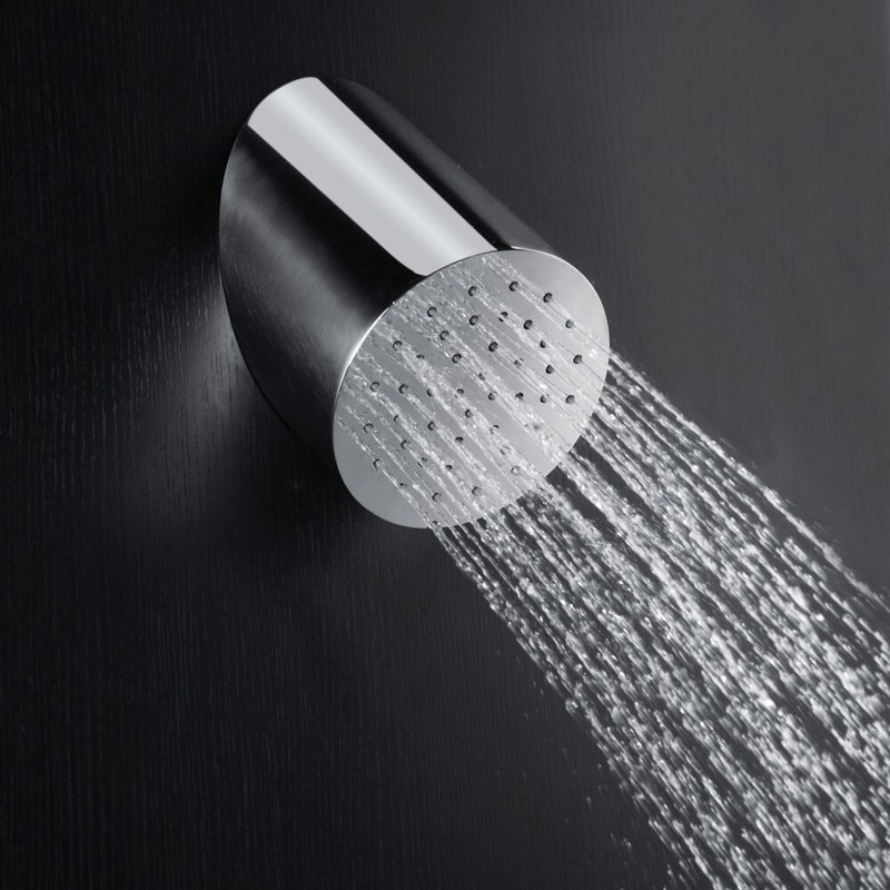 RAIN THERAPY PS ZI-5115 FLUZ 6 INCH WALL MOUNTED ROUND RAINFALL SHOWER HEAD
