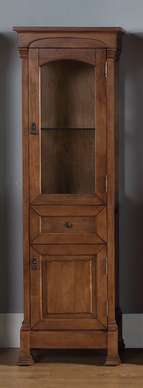 JAMES MARTIN 147-114-5076 BROOKFIELD 20.5 INCH LINEN CABINET IN COUNTRY OAK