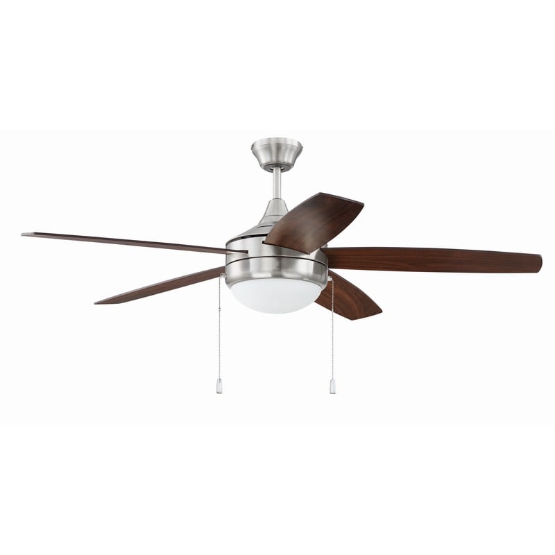 CRAFTMADE PHA525 PHAZE 5 52 INCH 2 LIGHTS DUAL MOUNT CEILING FAN WITH BLADES