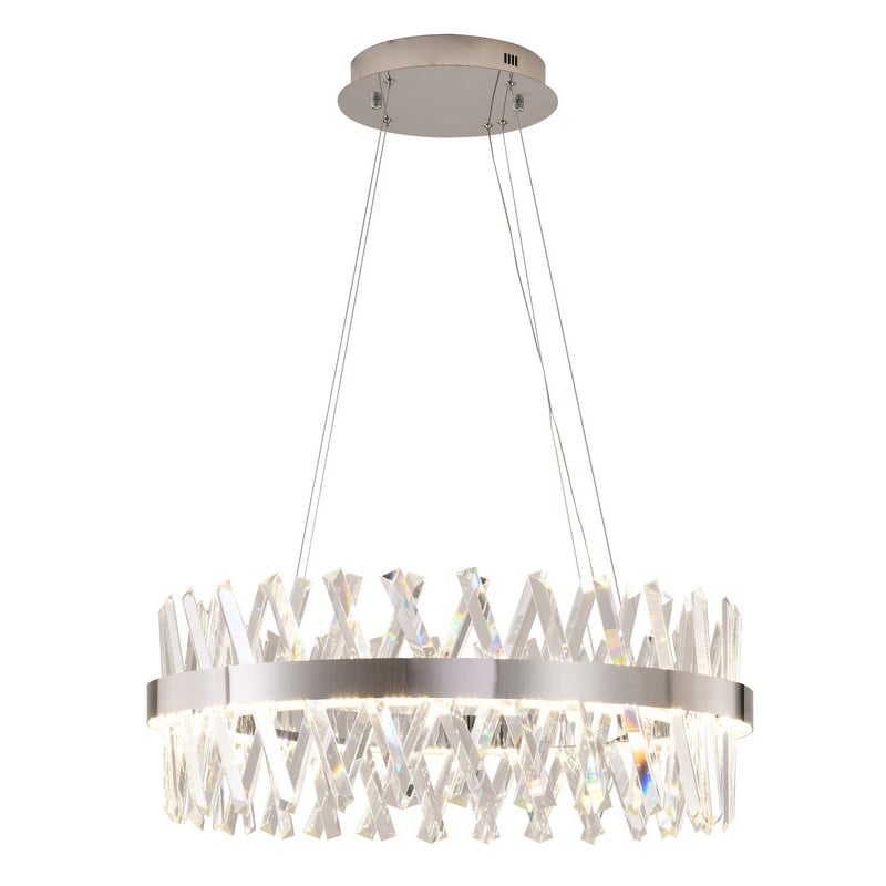 BETHEL INTERNATIONAL FT52C26 26 INCH TRANSITIONAL 1 LIGHT LED CHANDELIERS