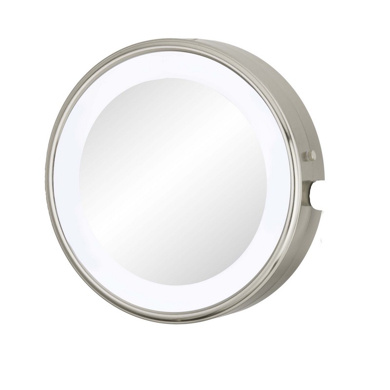 APTATIONS 745-94577L KIMBALL & YOUNG 9 INCH OPTIONAL LENS FOR NEOMODERN LED LIGHTED MIRROR IN BRUSHED NICKEL