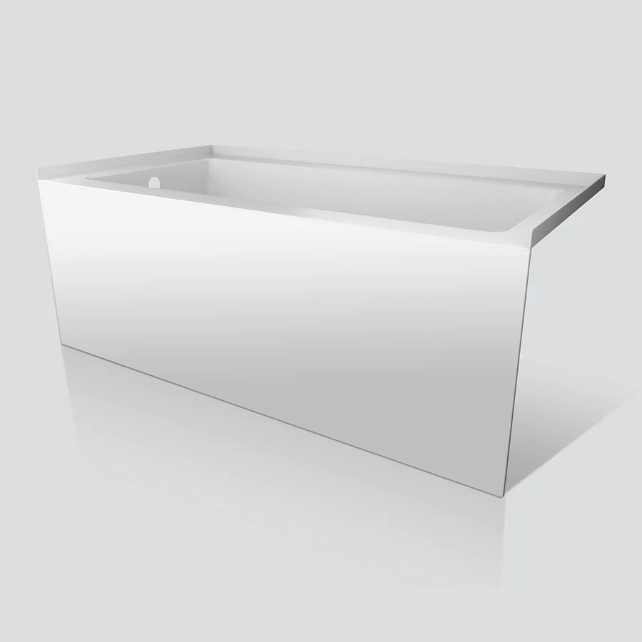 VALLEY ACRYLIC PSPACEAFR5432SK ESPACE AFFORDABLE LUXURY 54 INCH ABOVE FLOOR ROUGH IN PSPACE ACRYLIC MULTI-LAYERED BATHTUB
