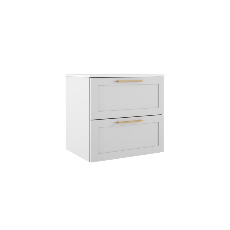 ICO BR1001 RHYTHM 23 3/8 INCH TWO DRAWER WALL-MOUNTED VANITY ONLY