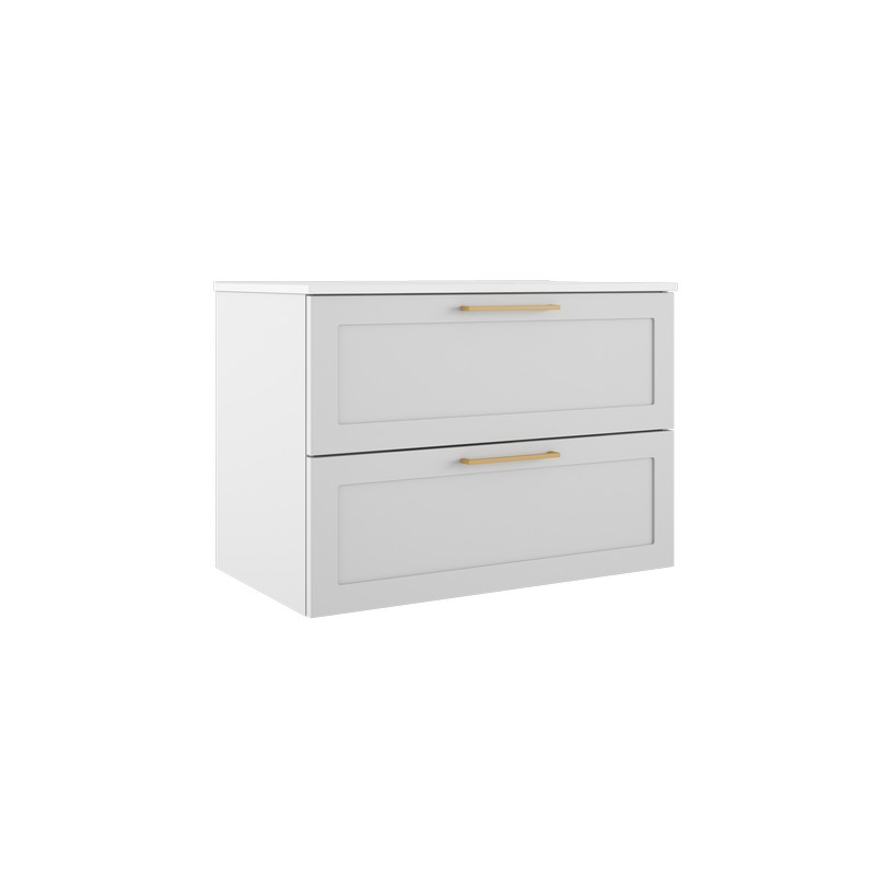 ICO BR1002 RHYTHM 31 1/4 INCH TWO DRAWER WALL-MOUNTED VANITY ONLY