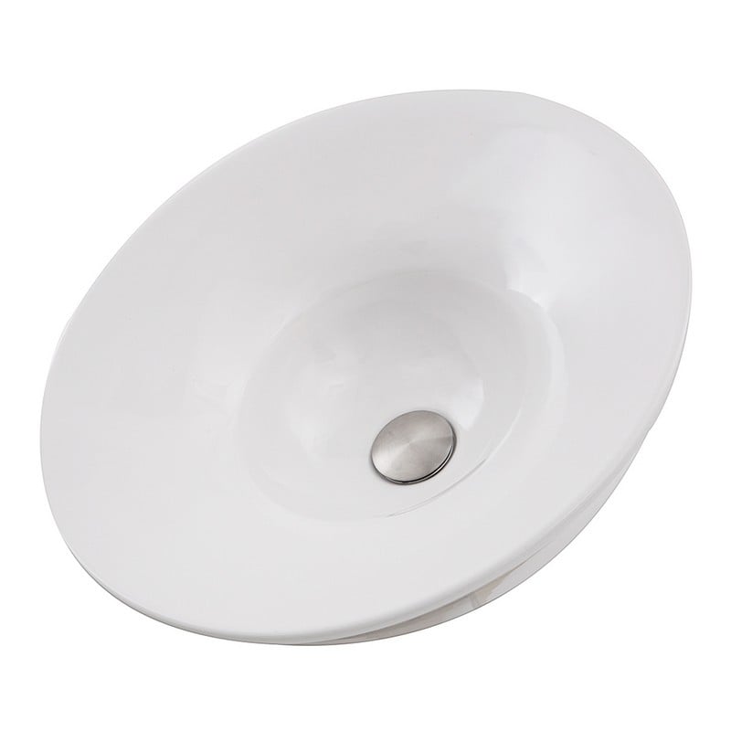 NANTUCKET SINKS RC77240W DINARD ITALIAN FIRECLAY VANITY SINK