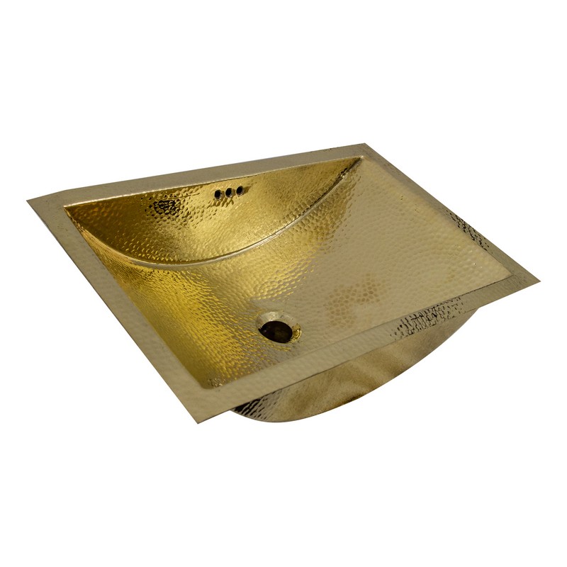 NANTUCKET SINKS TRB2416-OF BRIGHTWORK HOME 23-1/2 X 15-1/2 INCH RECTANGLE UNDERMOUNT BATHROOM SINK WITH OVERFLOW