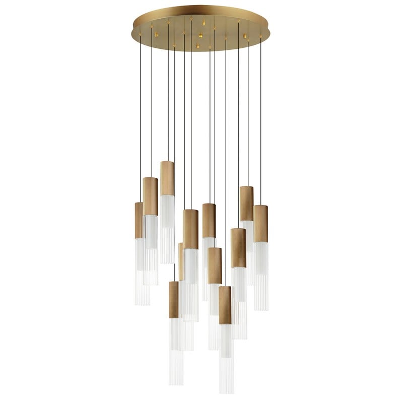 ET2 E11019-144 REEDS 22 1/2 INCH LED CEILING-MOUNT PENDANT LIGHT