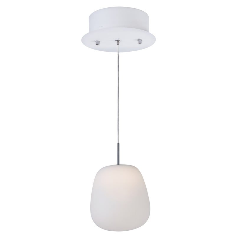 ET2 E21121-11WT PUFFS 6 1/4 INCH LED CEILING-MOUNT PENDANT LIGHT - WHITE