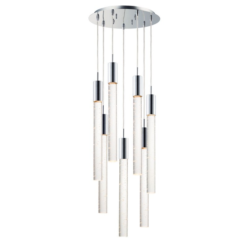 ET2 E22877-91PC BIG FIZZ 16 INCH LED CEILING-MOUNT PENDANT LIGHT - POLISHED CHROME