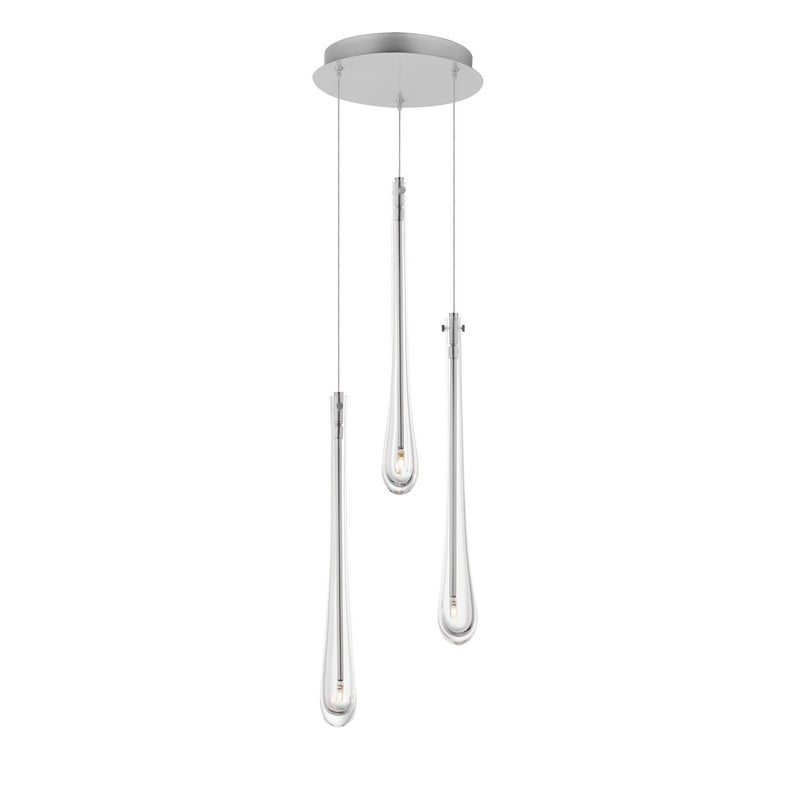 ET2 E24213-122SN STILLO 10 INCH LED CEILING-MOUNT PENDANT LIGHT - SATIN NICKEL