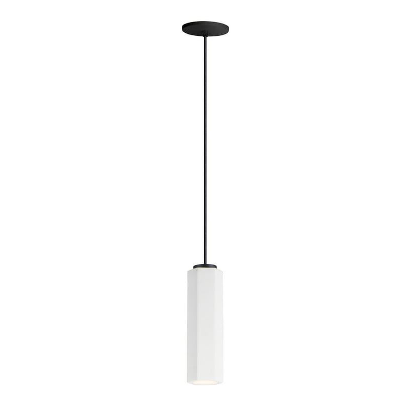 ET2 E25037-WTBK ALLEN 3 3/4 INCH LED CEILING-MOUNT PENDANT LIGHT - WHITE AND BLACK