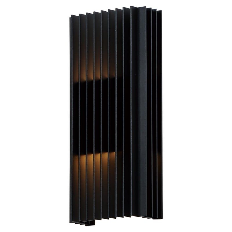 ET2 E30116-BK RAMPART 6 1/4 INCH LED WALL-MOUNT WALL SCONCES - BLACK