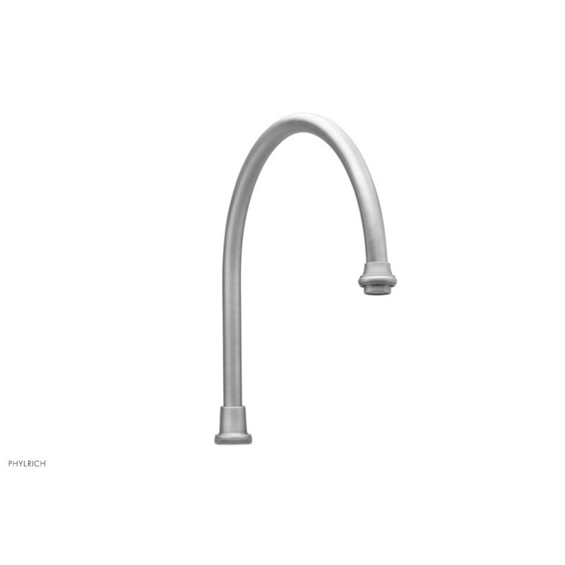 PHYLRICH VB19007H 9 INCH SPOUT WITH NUT AND WASHER FOR ALL SINGLE HOLE BAR FAUCETS