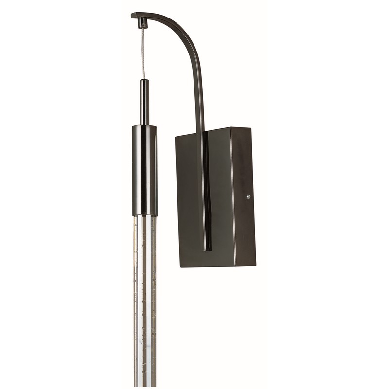 ET2 E32770-91BC SCEPTER 4 1/2 INCH LED WALL-MOUNT WALL SCONCES - BLACK CHROME