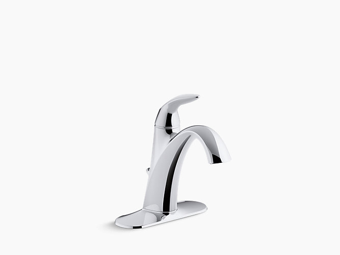KOHLER K-45800-4 ALTEO SINGLE HOLE BATHROOM FAUCET WITH POP UP DRAIN ASSEMBLY INCLUDED