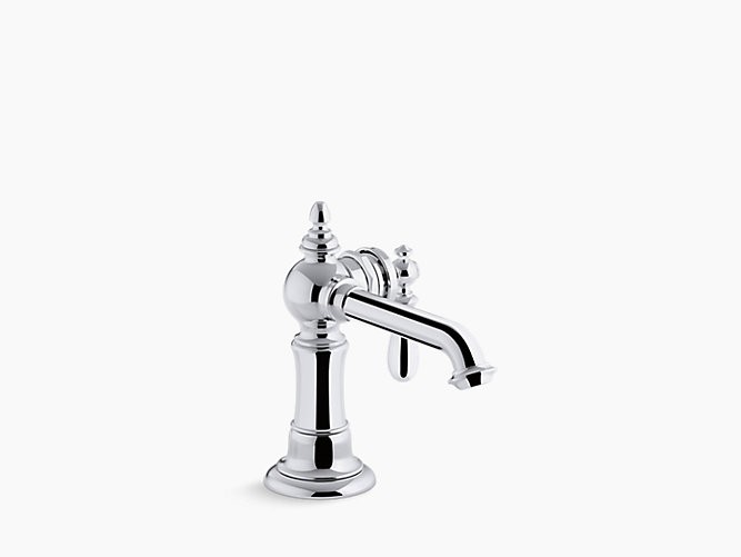 KOHLER K-72762-9M ARTIFACTS SINGLE HOLE BATHROOM FAUCET - FREE METAL TOUCH ACTIVATED DRAIN ASSEMBLY WITH PURCHASE