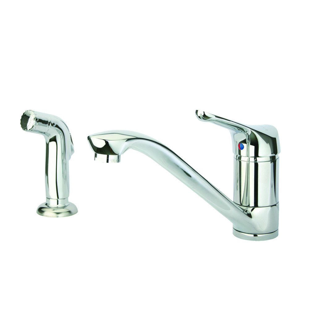 WHITEHAUS WH76574 METROHAUS 9 INCH SINGLE HOLE/SINGLE LEVER HANDLE FAUCET W/ PULL-OUT SPRAY