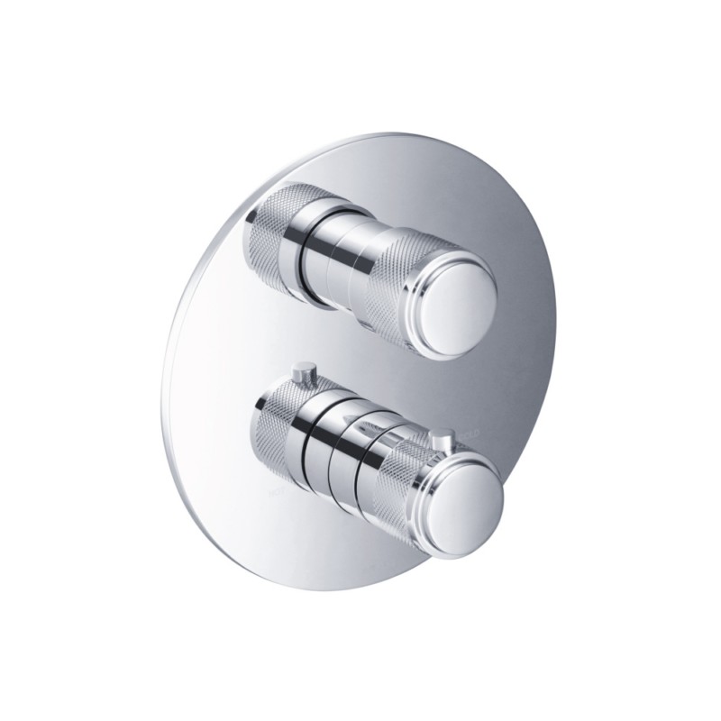 ISENBERG 250.4101 SERIE 250 3/4 INCH THERMOSTATIC SHOWER VALVE WITH VOLUME CONTROL AND TRIM