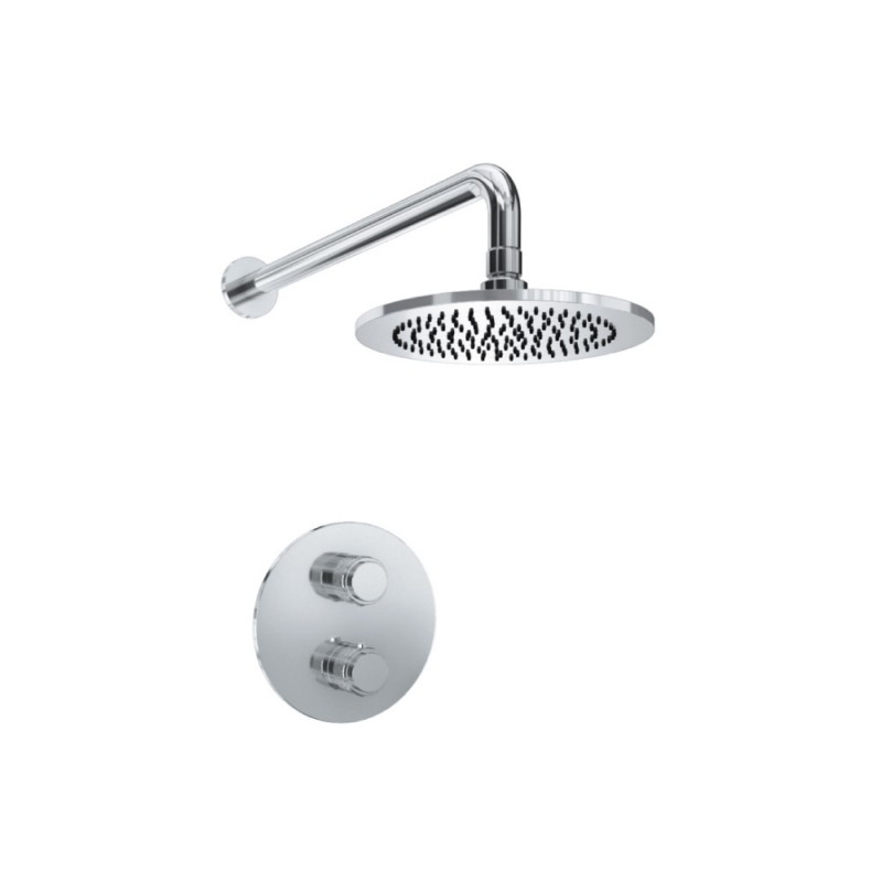 ISENBERG 250.7000 SERIE 250 SHOWER SET WITH SHOWER HEAD, THERMOSTATIC VALVE AND TRIM