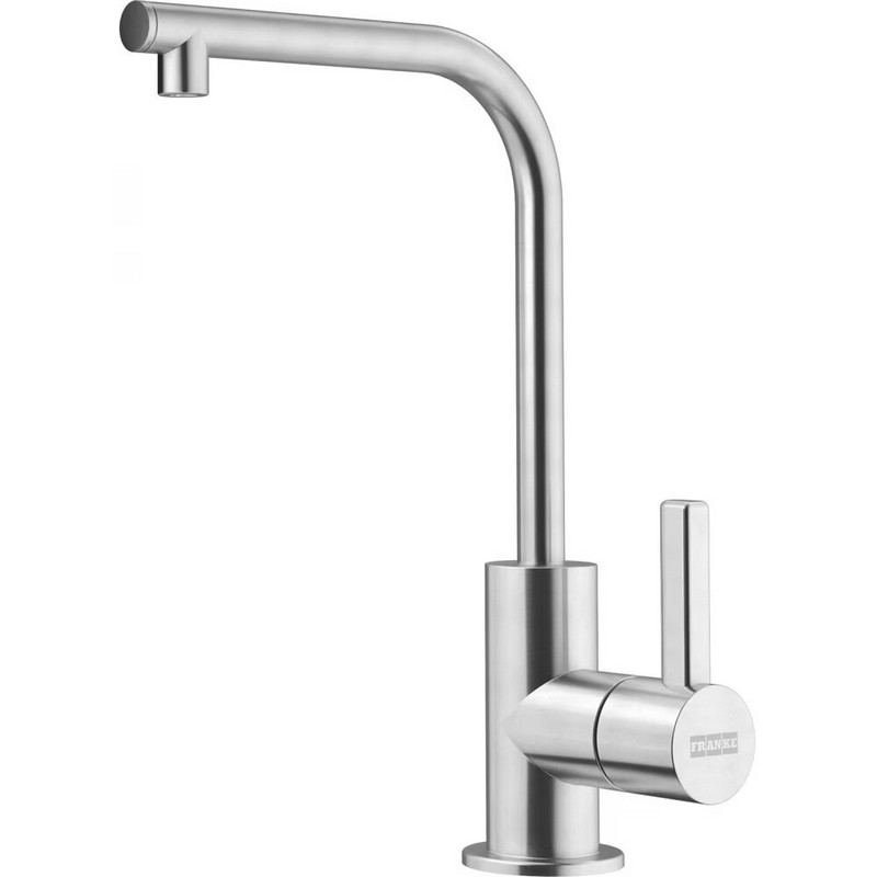 FRANKE UNL-FW-304 UNIVERSAL 8 3/4 INCH SINGLE HANDLE COLD WATER FILTRATION KITCHEN FAUCET - STAINLESS STEEL